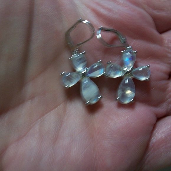 Moonstone Earrings - Picture 3 of 6